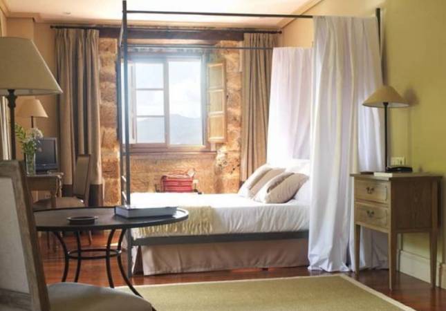 Espaciosas habitaciones en Hotel & Golf Palacio de Rubianes. Disfruta  los mejores precios de Asturias
